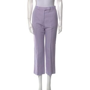 Sandro Lavender Women's Straight-Cut length Trousers, Us Size 4/6